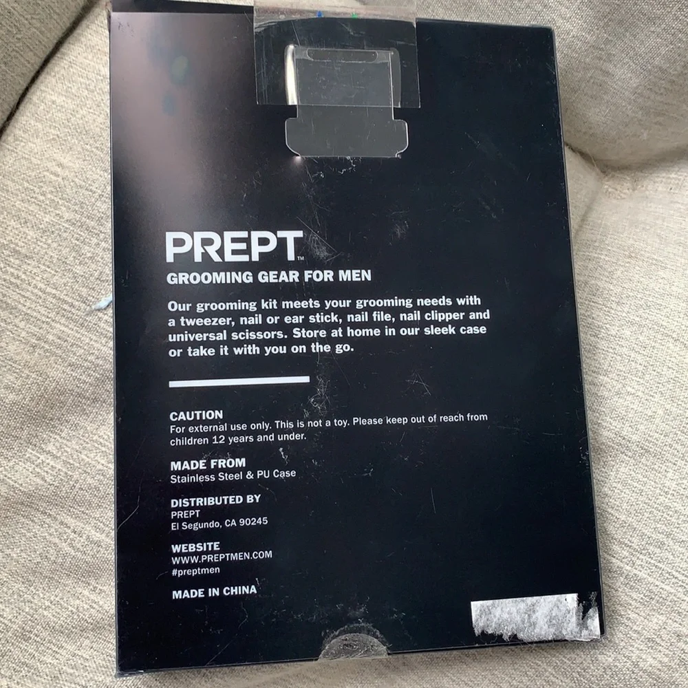 NEW Prept Grooming Gear for Men NIB Scissors Tweezers Nail Clipper